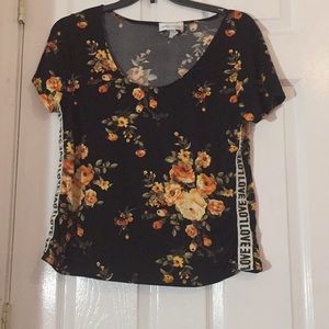 Floral print shirts